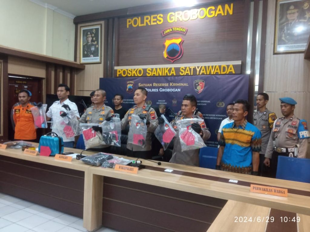 Pelaku Pembunuhan Di Bantengmati Desa Karanganyar Purwodadi Bermotif Ingin Menguasai Barang Milik Korban.